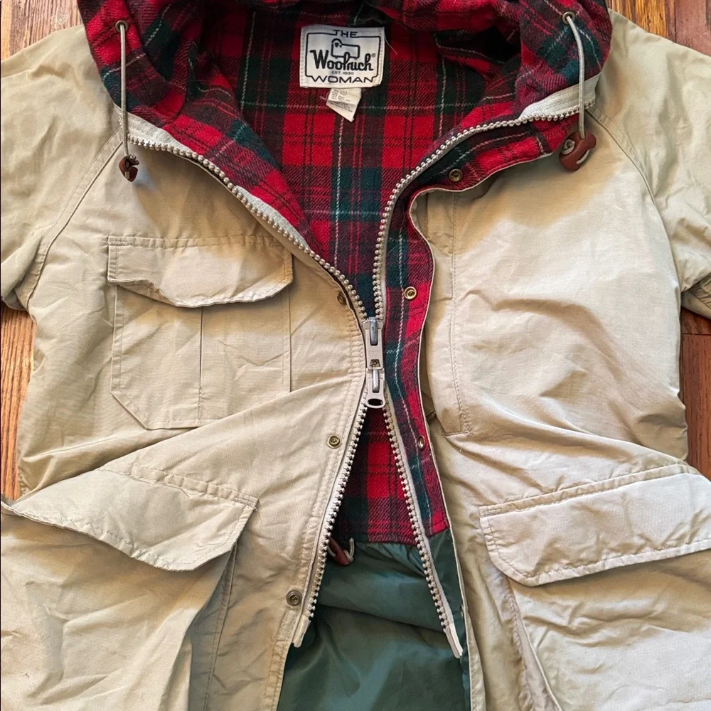 70’s Woolrich 5 Pocket Women’s Vintage Jacket Flannel Lined - Picture 4 of 15